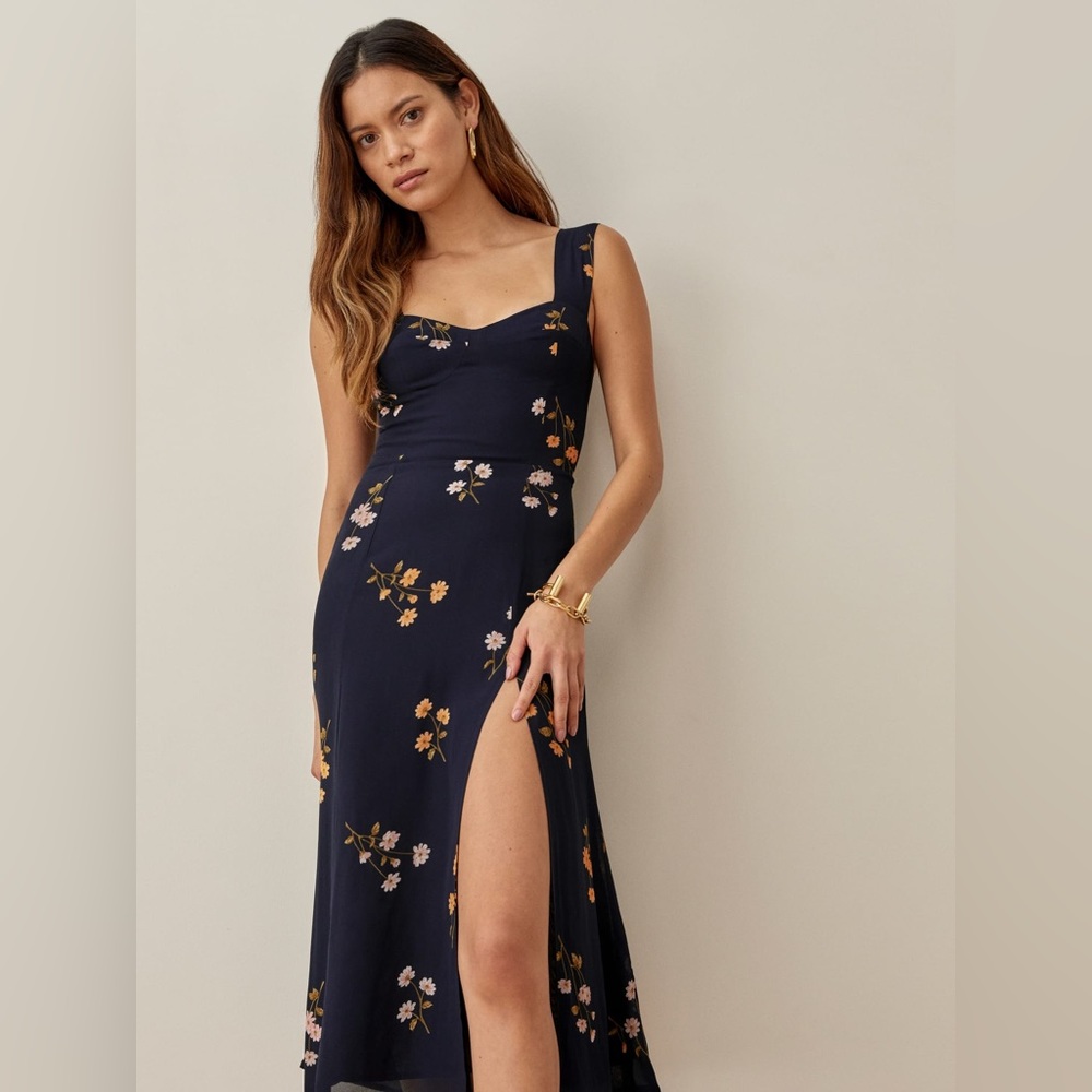 Reformation Fulton Dress in Margaret size 0